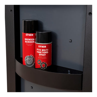 STIER Werkstattwagen Premium mit Edelstahl-Arbeitsfläche vollständig bestückt