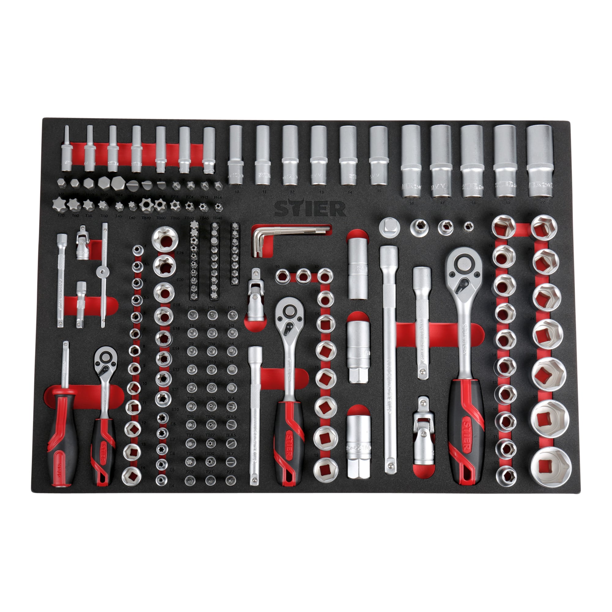 STIER Werkstattwagen XXL bestückt 265-teilig