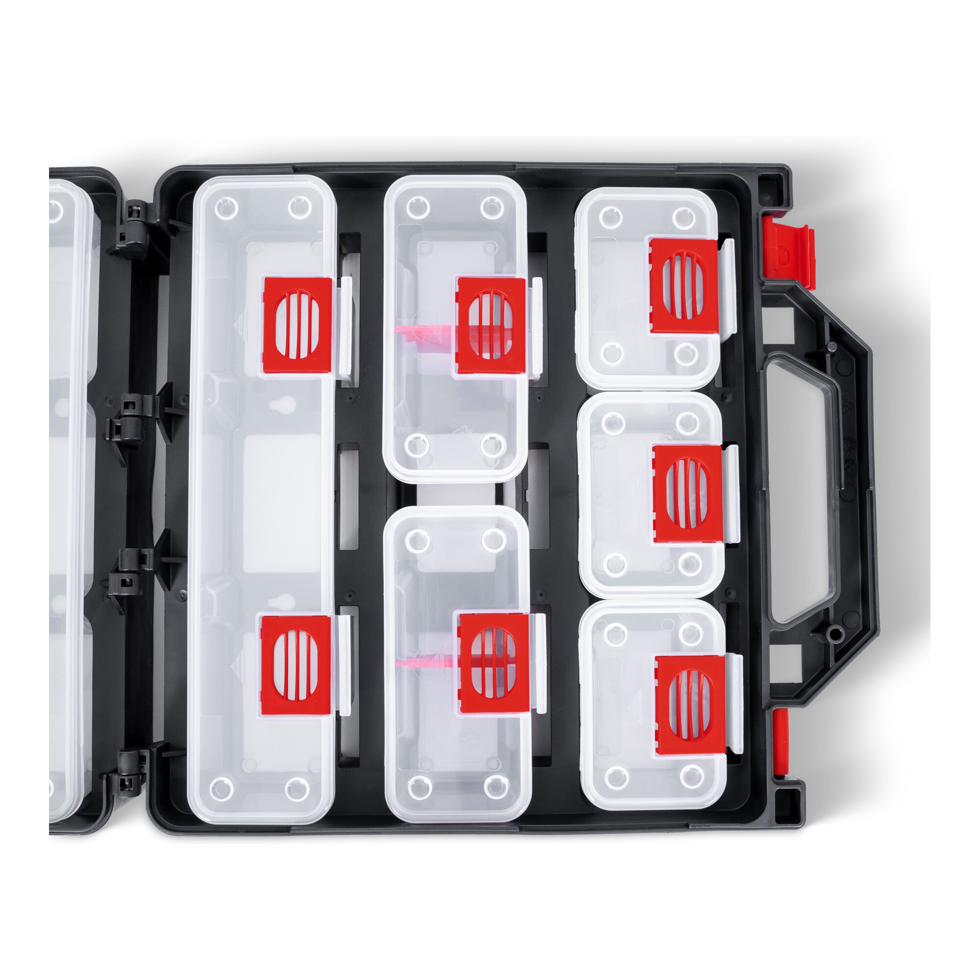 STIER tool box with 12 pull-out containers tool case sorting box