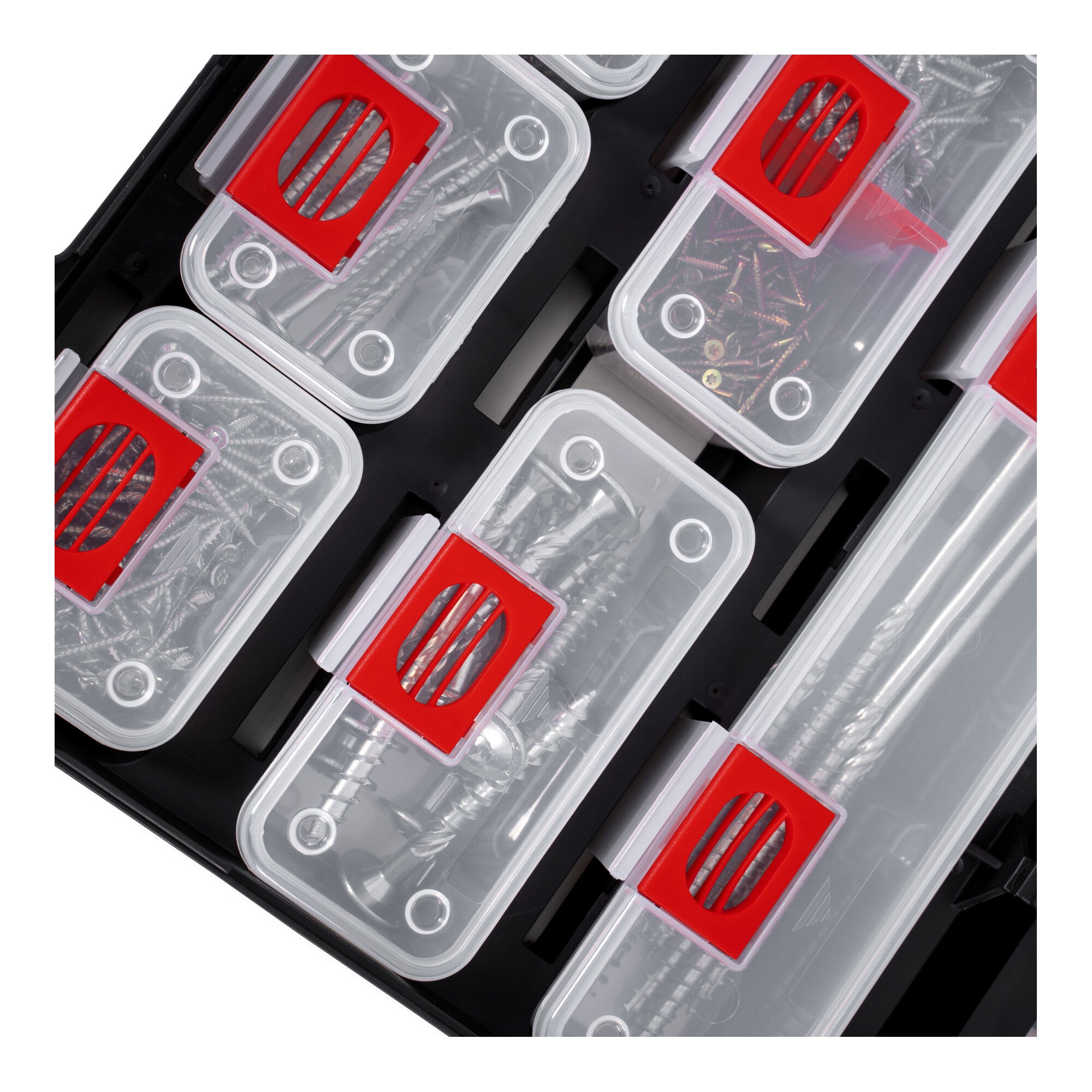 STIER tool box with 12 pull-out containers tool case sorting box