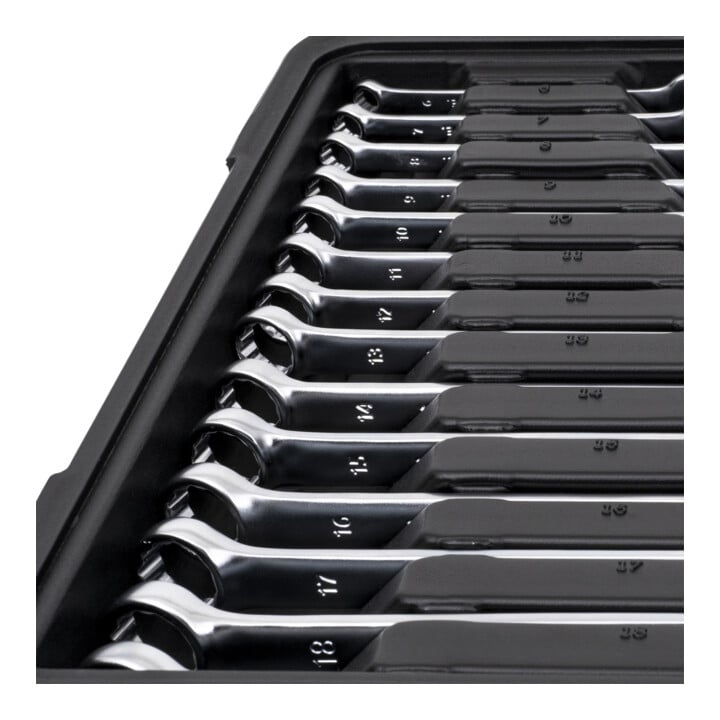 STIER tool case with 60-piece tool assortment including reversible ratchet