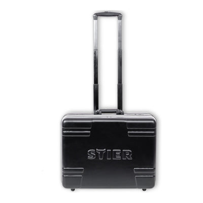 STIER Werkzeugkoffer Trolley leer schwarzer Werkzeugkasten 6,5 kg