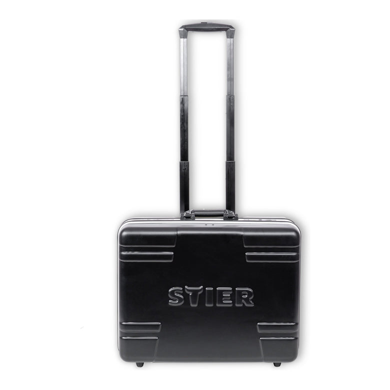 STIER Werkzeugkoffer Trolley leer schwarzer Werkzeugkasten 6,5 kg