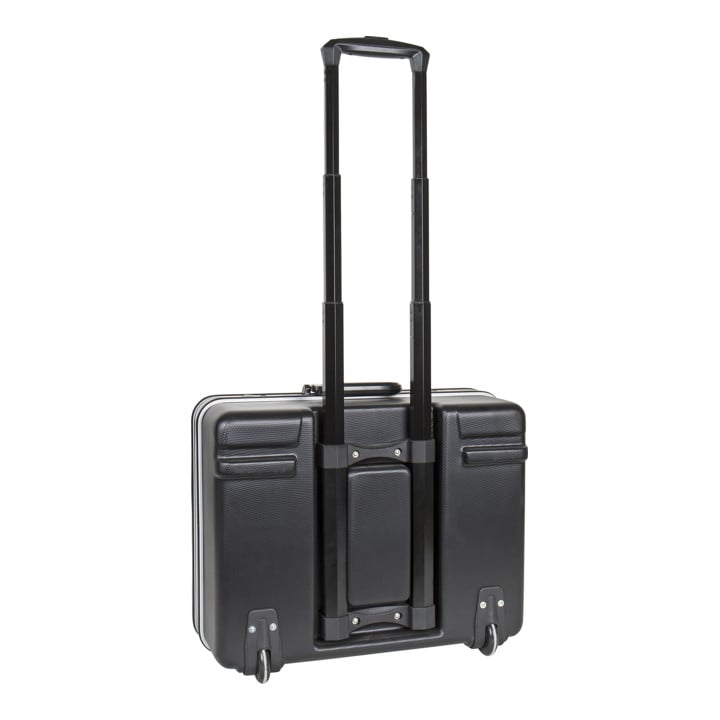 STIER Werkzeugkoffer Trolley leer schwarzer Werkzeugkasten 6,5 kg