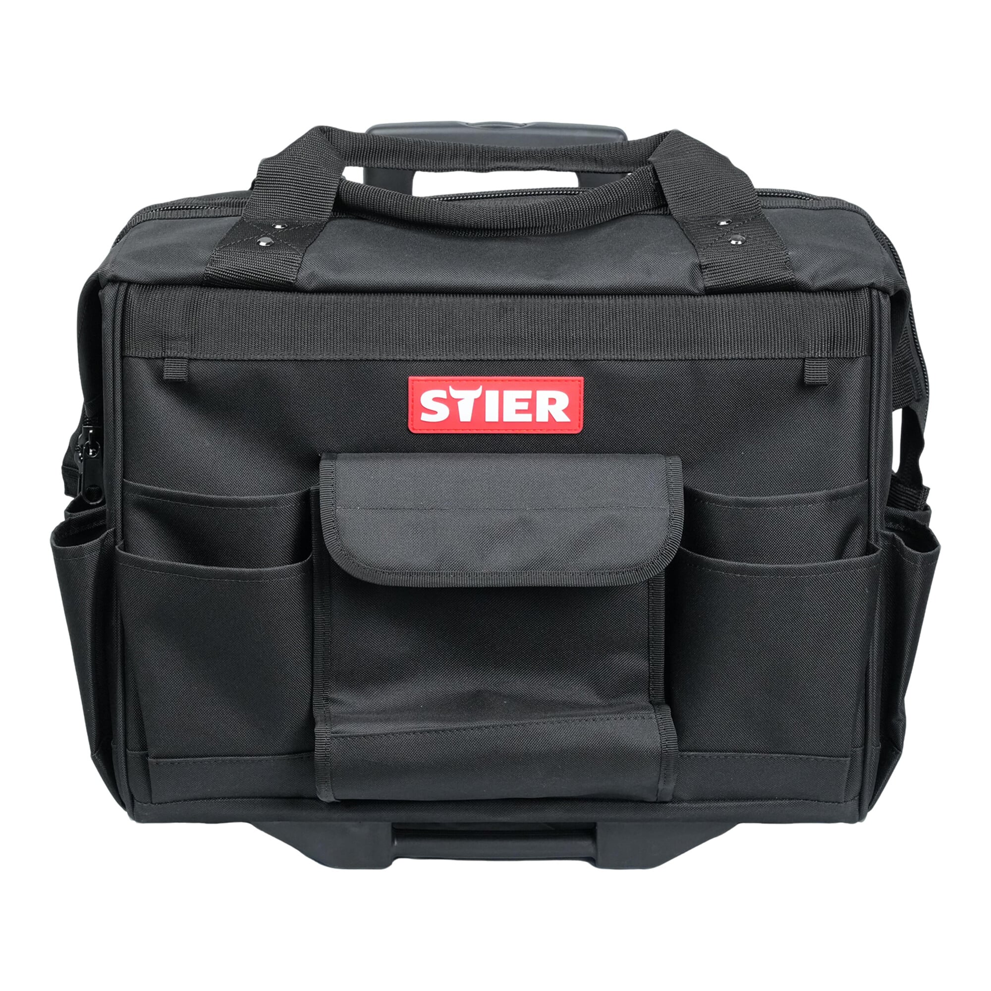 STIER tool trolley Premium+ empty tool case black 19 compartments tear-resistant