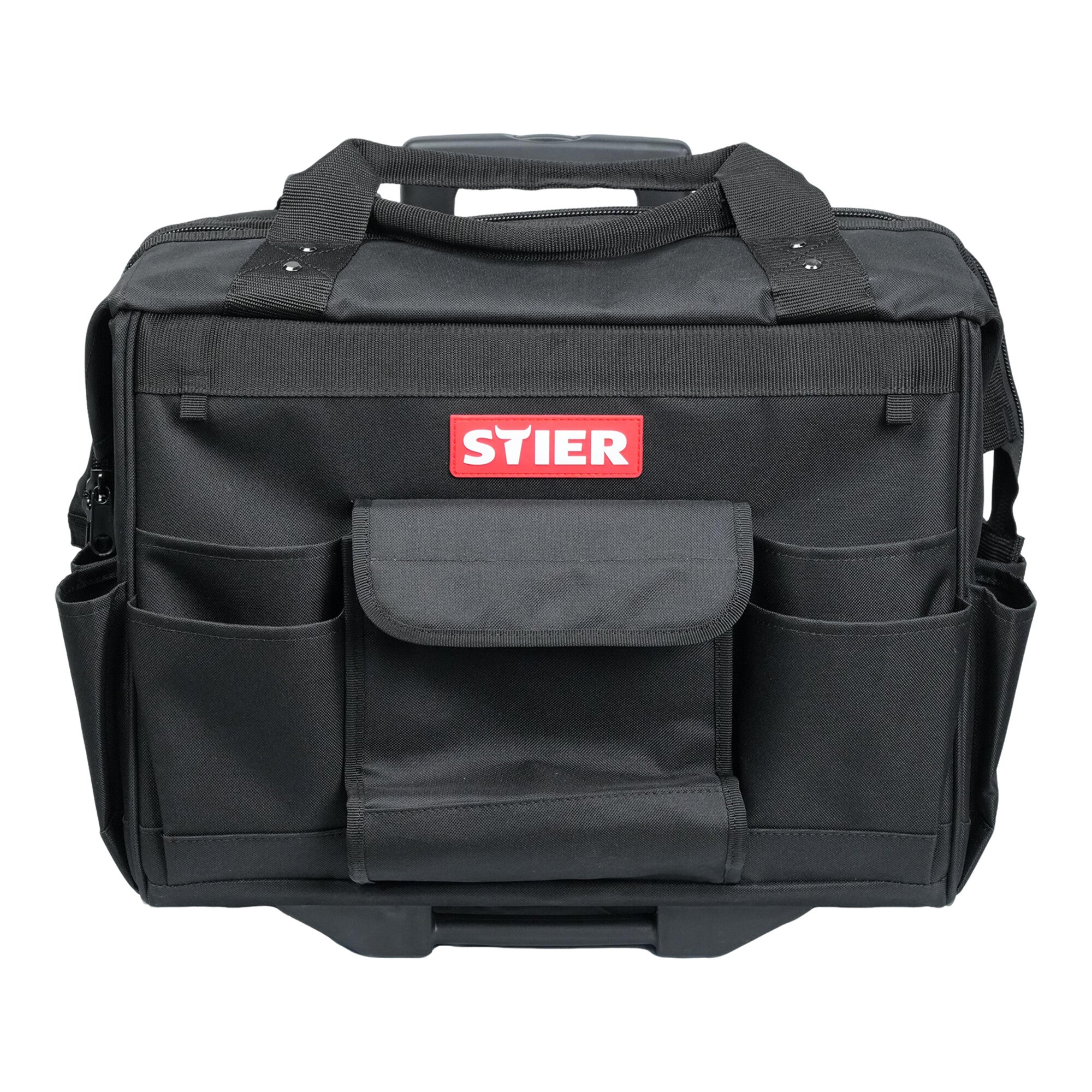STIER tool trolley Premium+ empty tool case black 19 compartments tear-resistant