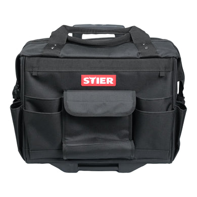 STIER tool trolley Premium+ empty tool case black 19 compartments tear-resistant