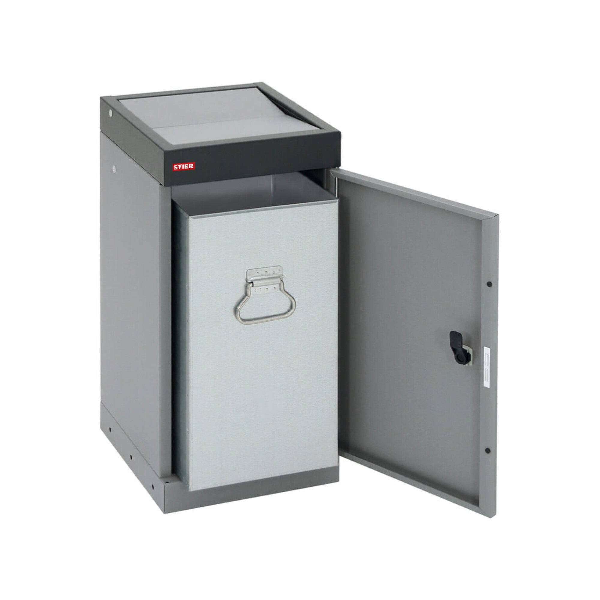STIER recycling bin Premium 30l with swing lid