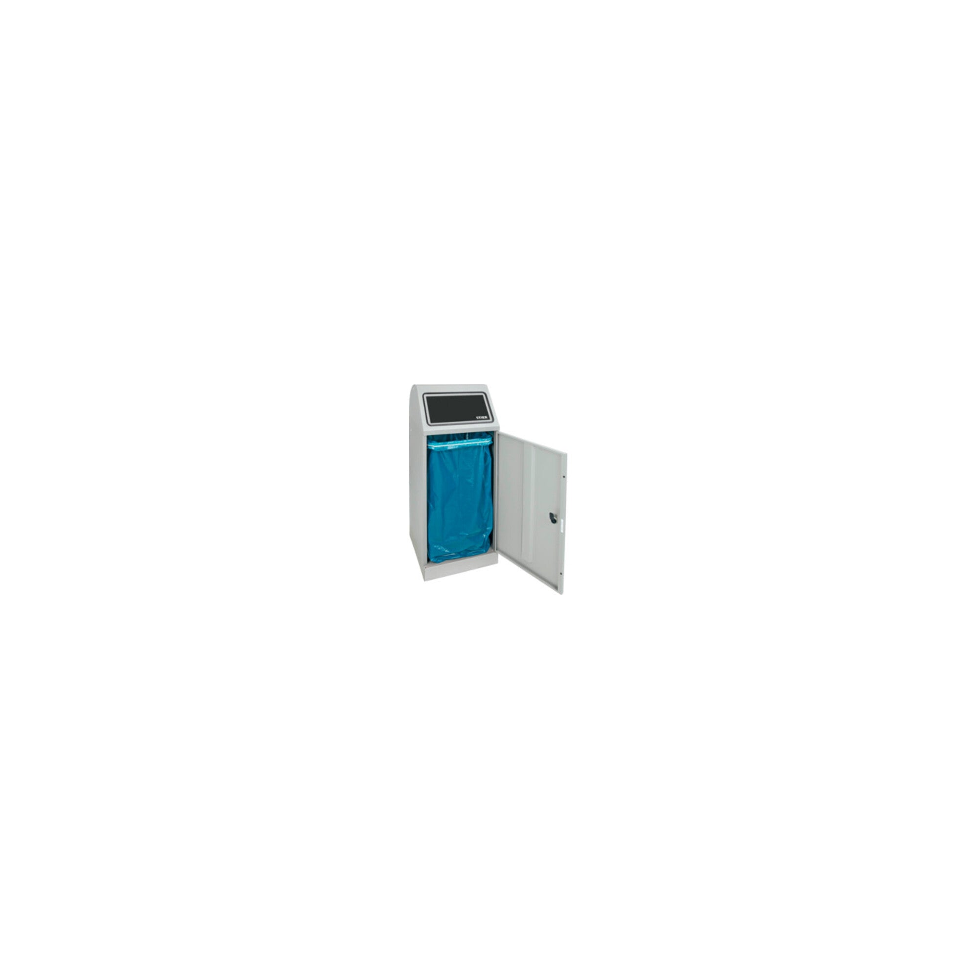 STIER Premium 70l recycling bin with receptacle