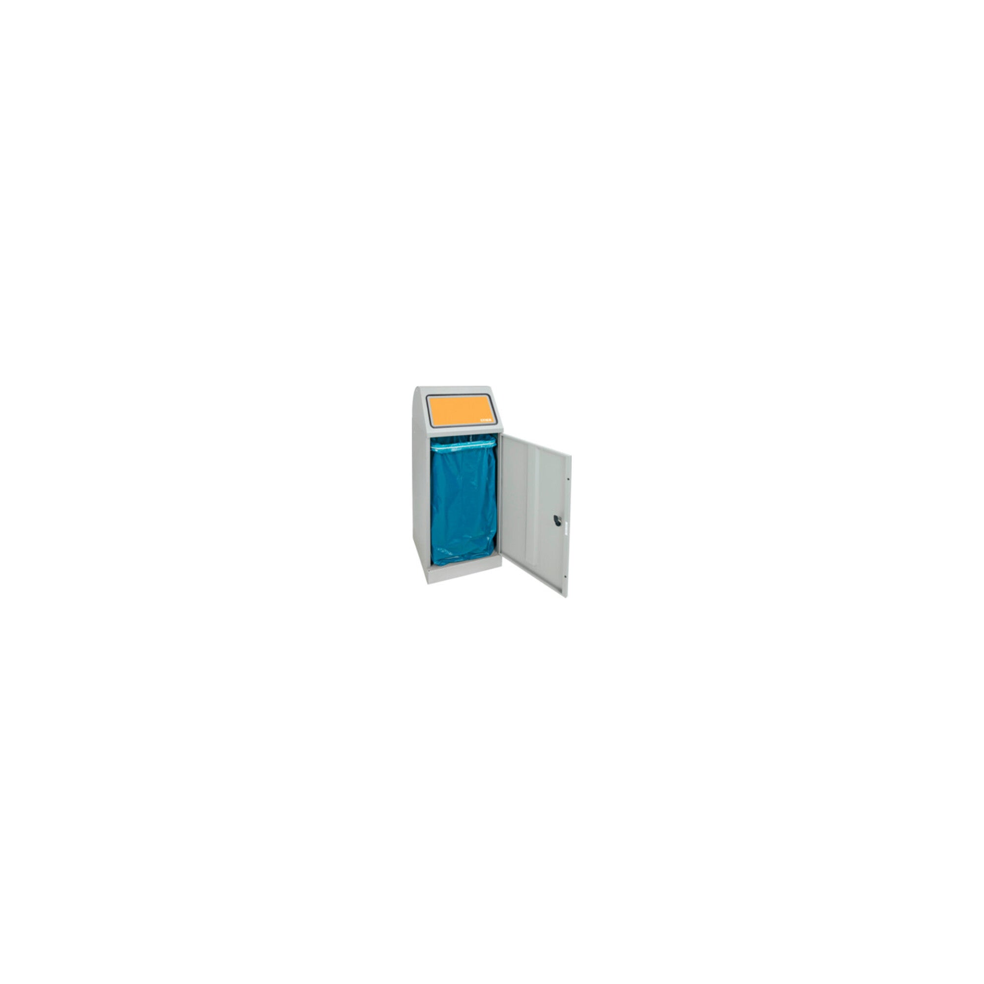 STIER Premium 70l recycling bin with receptacle