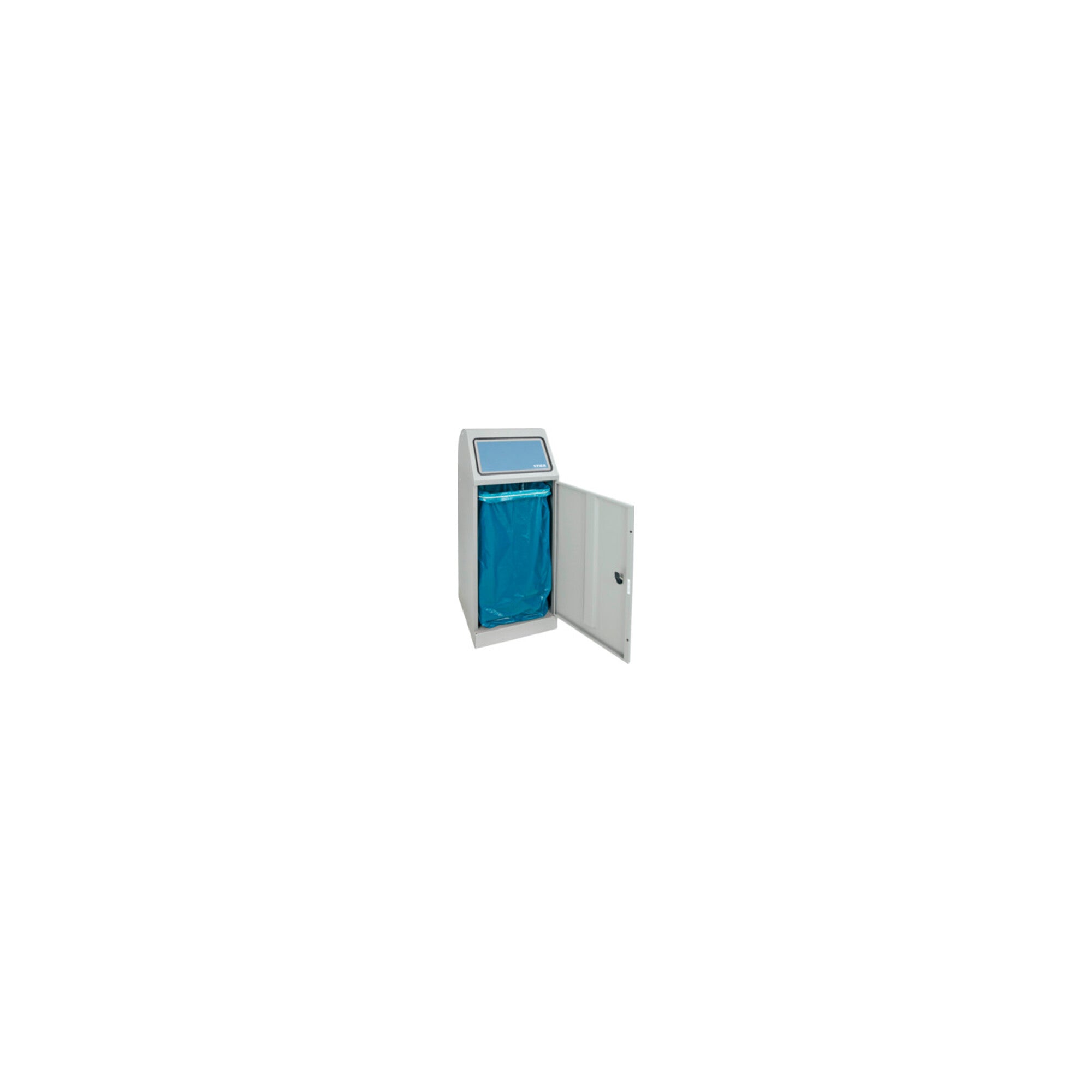 STIER Premium 70l recycling bin with receptacle