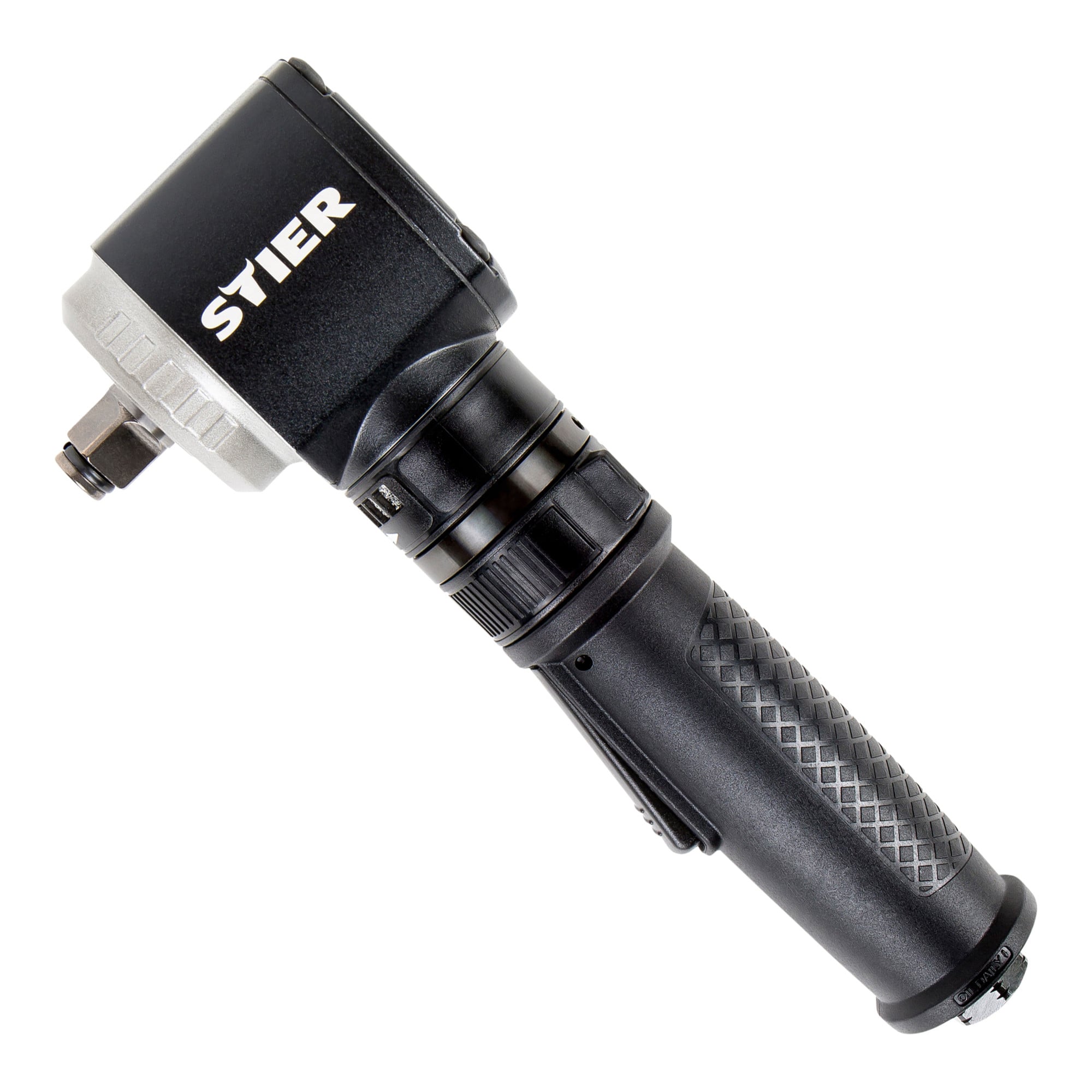 STIER Druckluft Winkel-Schlagschrauber 19-WSS Max. 325 Nm Extra kurz abgewinkelt