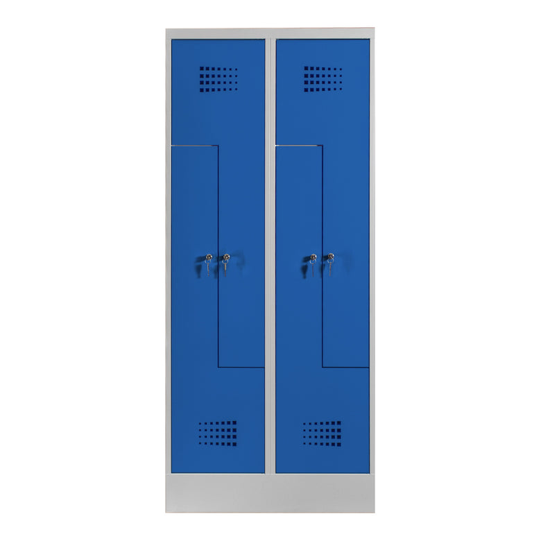STIER Z-locker Premium with base 4 compartments cylinder lock
