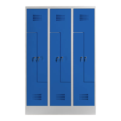 STIER Z-locker Premium with base 6 compartments cylinder lock