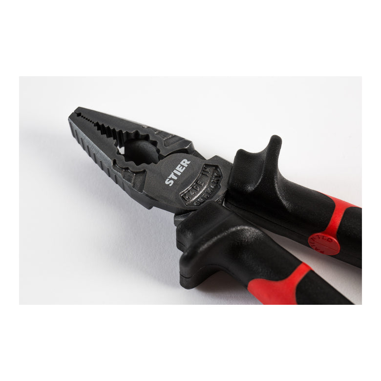 STIER pliers set assembly+ 3-piece two-component handles gripping contains