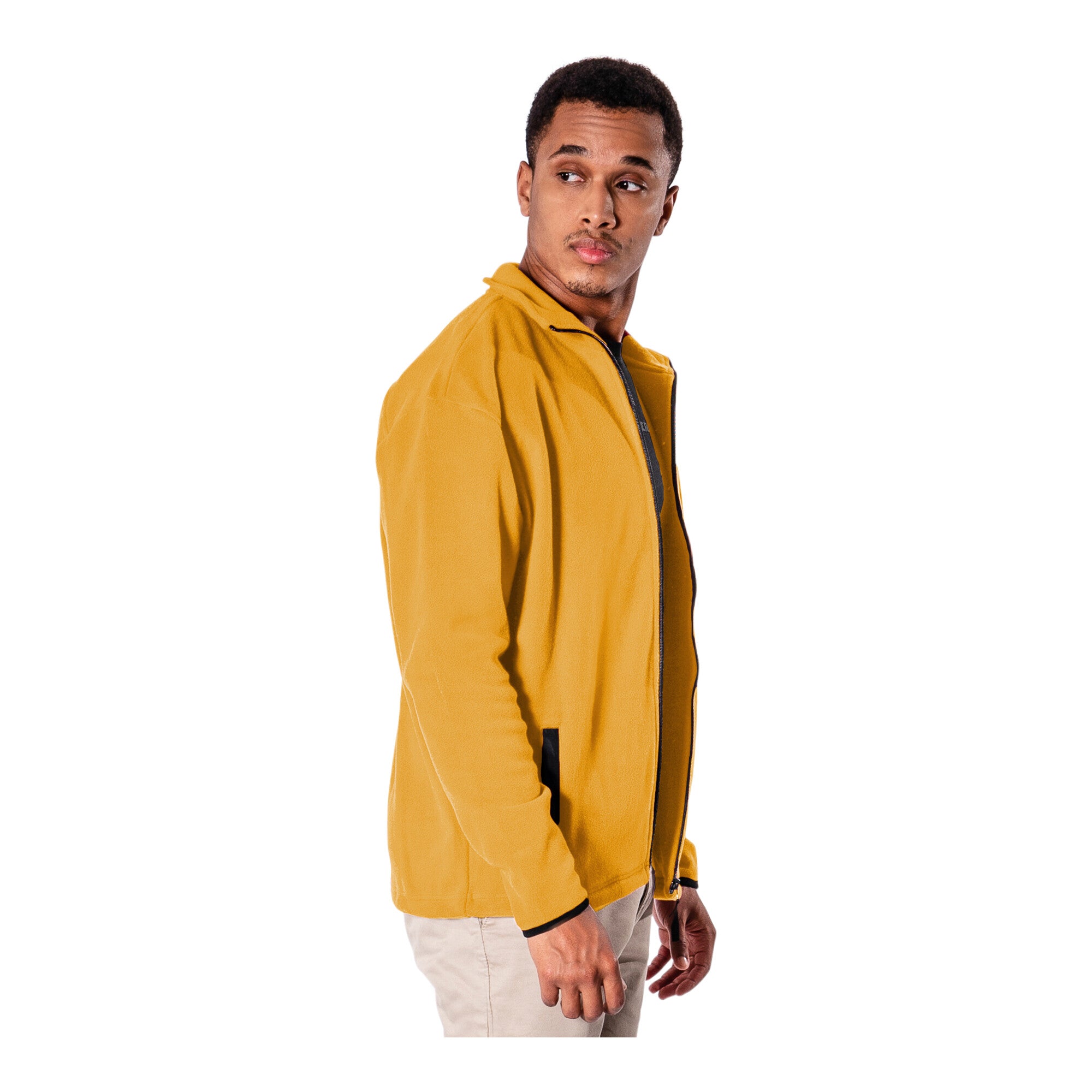 STIER Zip Fleece L Golden Brown