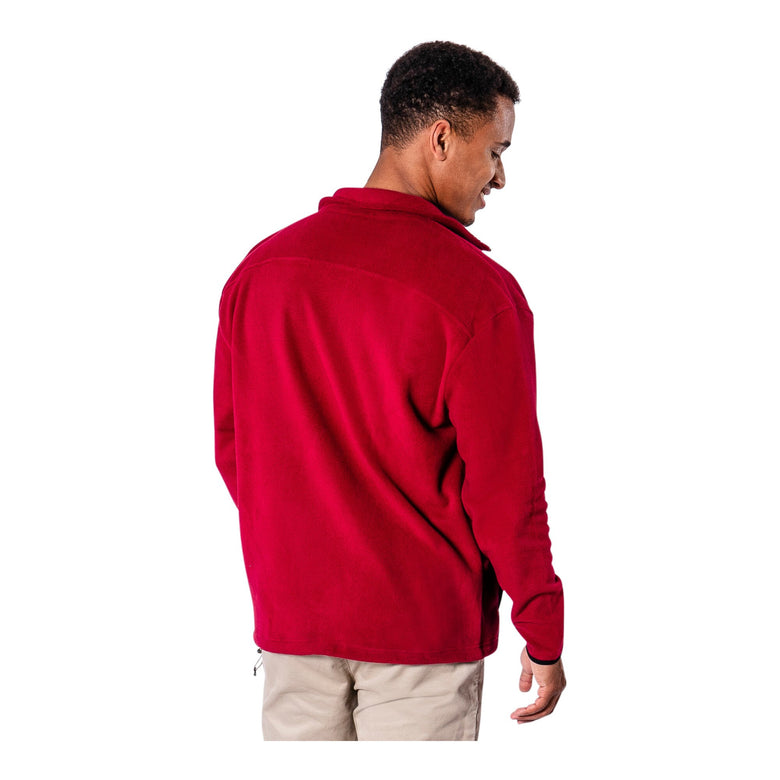 STIER Zip Fleece XL Deep Red