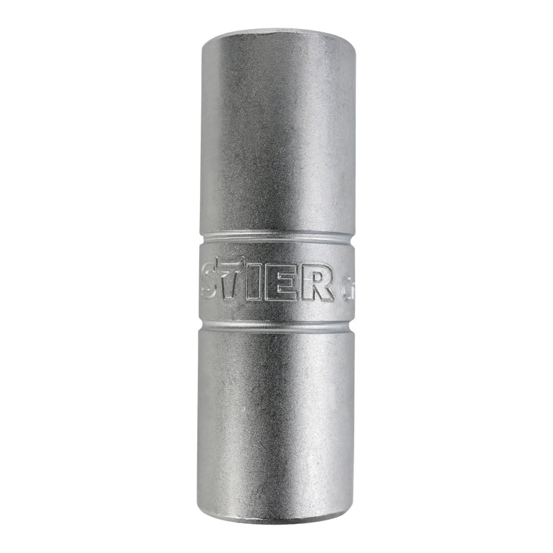 STIER spark plug socket 1/2 and 3/8, SW 18 mm spark plug wrench
