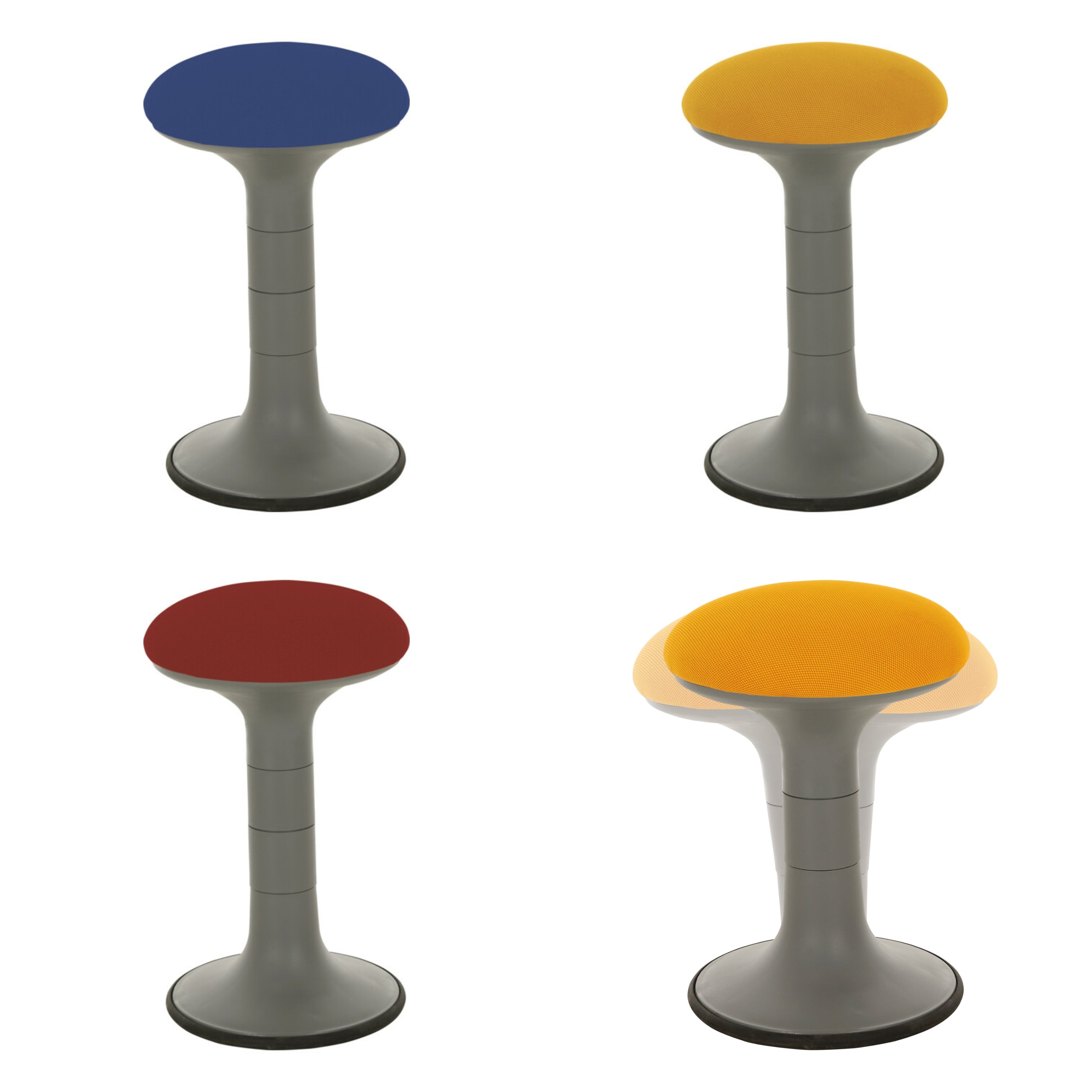 STIER Polsterhocker Schwingeffekt Hocker Pilzform ergonomisch div Varianten