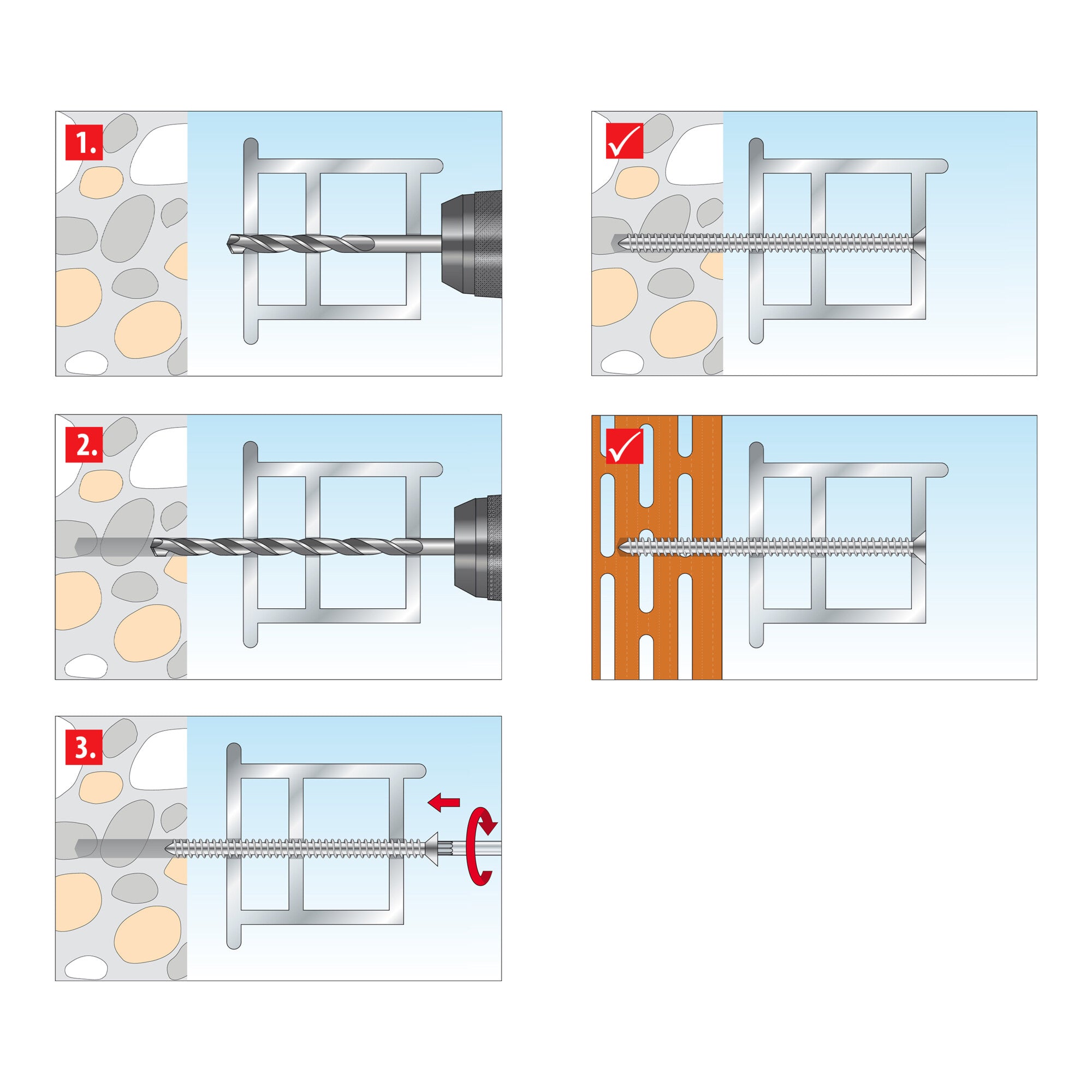 TOX Fensterrahmenschraube Window Pro SK 7,5x182 mm 091601431 6 Stk