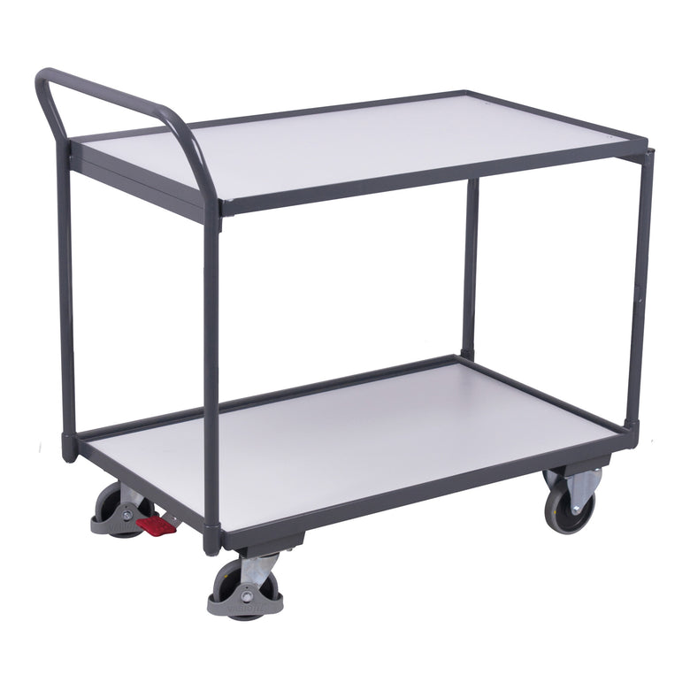 VARIOfit ESD Tischwagen mit 2 Ladeflächen 985 x 590 mm