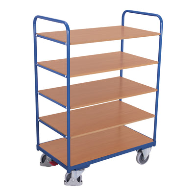 VARIOfit Etagenwagen hoch 1.000 x 700 mm 5 Böden