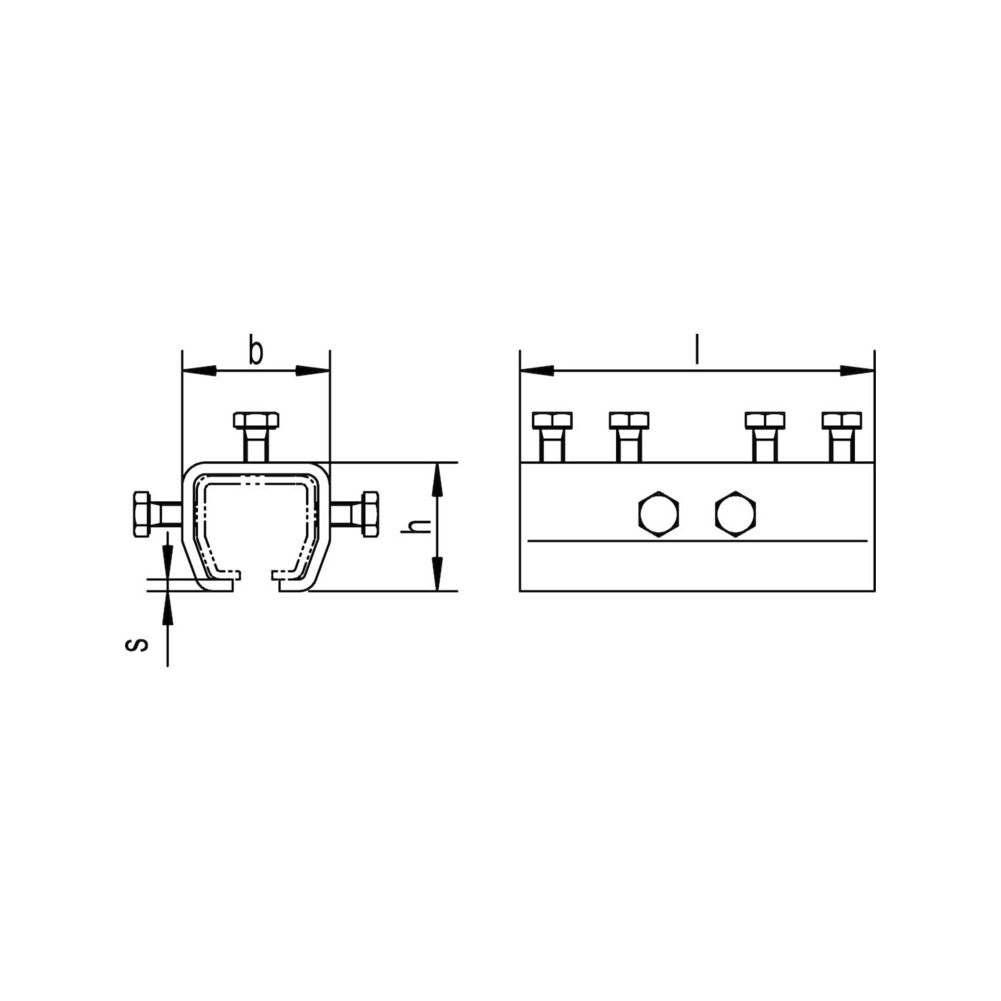 Verbindungsmuffe -03 1103 Pro 100 STA galv. gelb verz. HELM