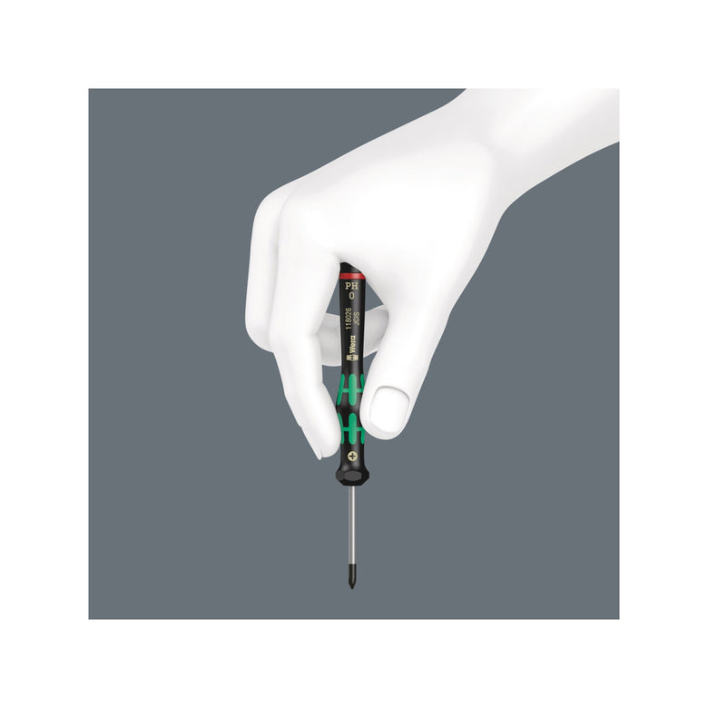 Wera 2054 Elektroniker-Sechskantschraubendreher, 3/32" x 60 mm