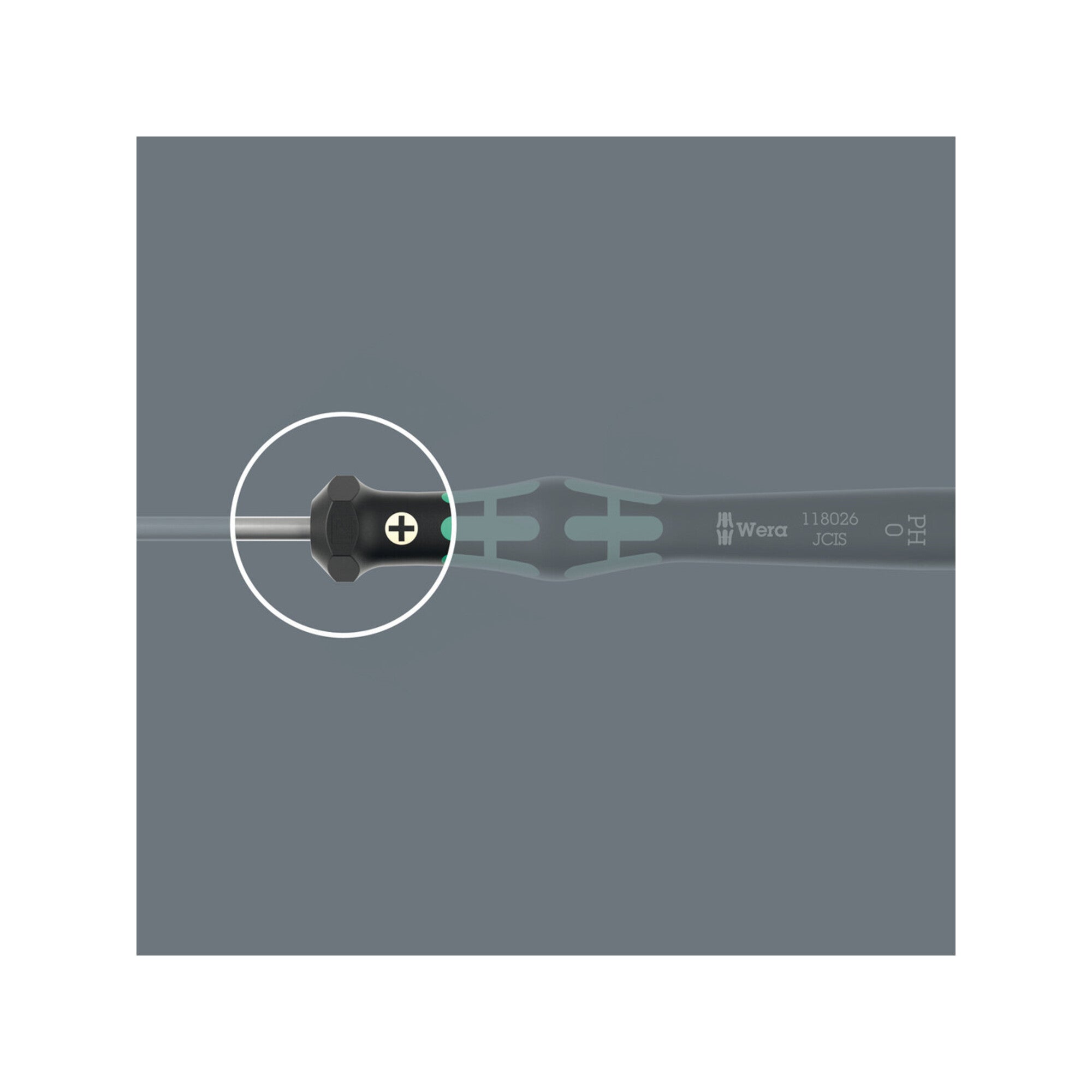 Wera 2054 Elektroniker-Sechskantschraubendreher, 3/32" x 60 mm