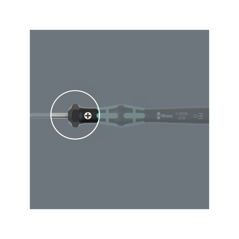 Wera 2054 Elektroniker-Sechskantschraubendreher, 3/32" x 60 mm