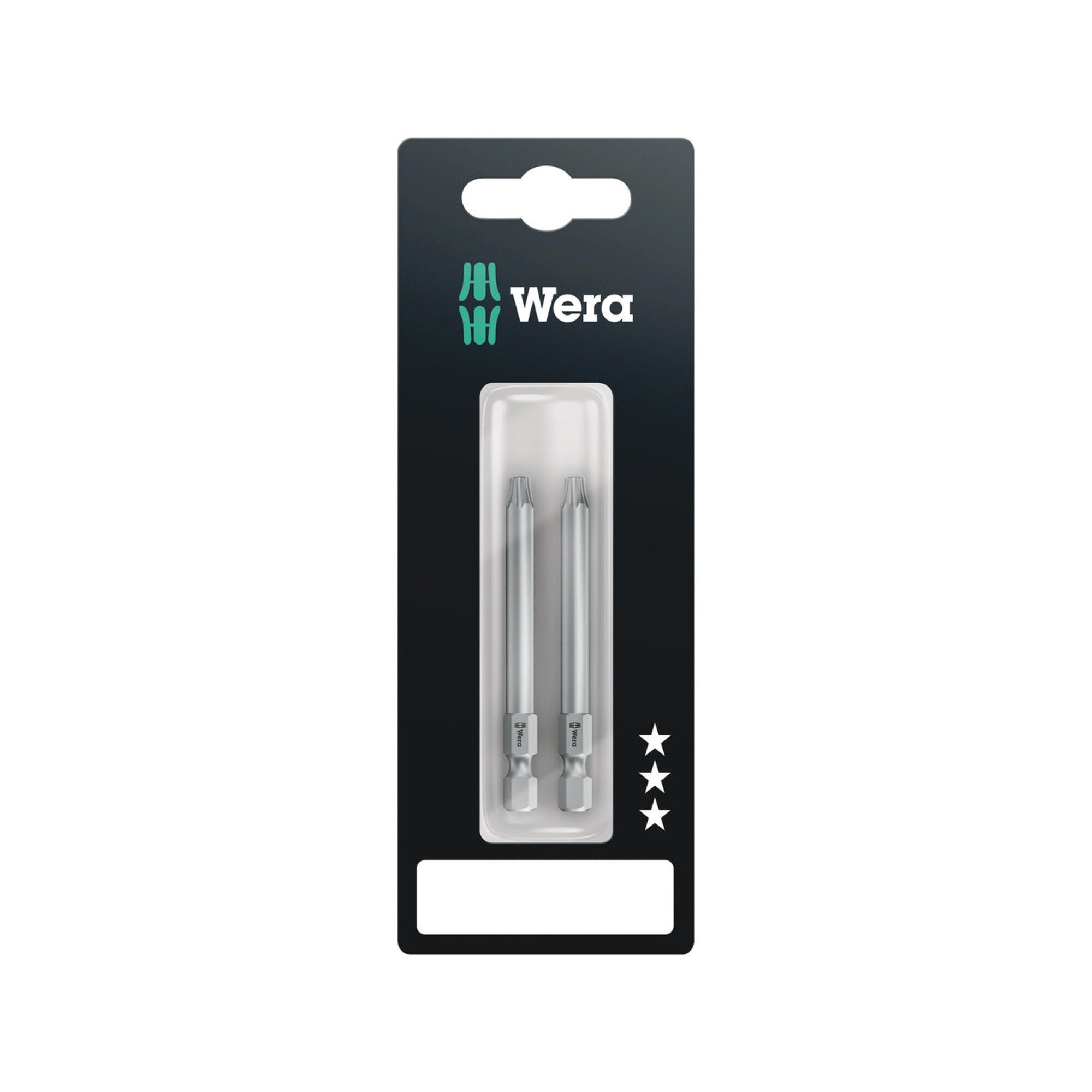 Wera 867/4 Z TORX BO Bits mit Bohrung SB, TX 10 x 70 mm, 2-teilig