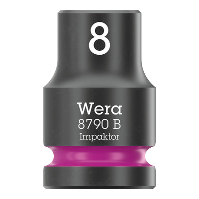 Wera Steckschlüsseleinsatz 8790 B Impaktor mit 3/8"-Antrieb, 8 x 30 mm
