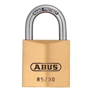 Zylindervorhangschloss 85/30 Schlosskörper-B.30mm MS versch.-schl.ABUS